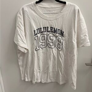 Lululemon White Graphic T-Shirt